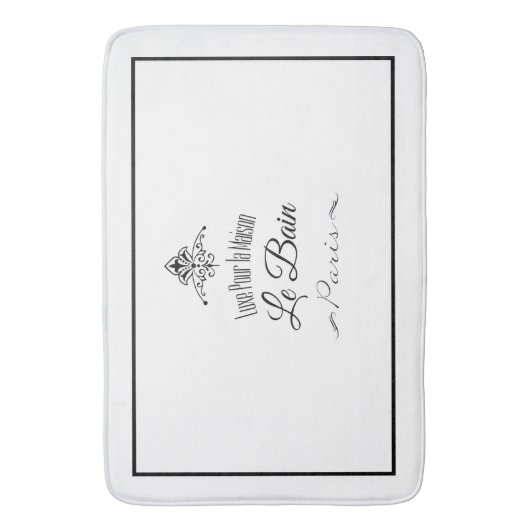 豪華laのMaisonの浴室のマットを注いで下さい バスマット (正面縦)