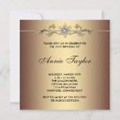 豹のスイート16誕生日パーティー 招待状 (裏面)