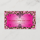 豹の斑点 / 名刺 (裏面)