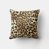 豹の皮のシームレスパターン設計 クッション (裏面)