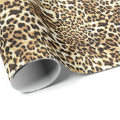 豹の皮のシームレスパターン設計 ラッピングペーパー (ロールコーナー)
