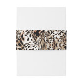 豹の皮 招待状ベリーバンド (裏面例)