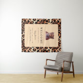 豹の贅沢 ライオン 虎 ウール パターン ベビー シャワー タペストリー (インサイチュ(横))