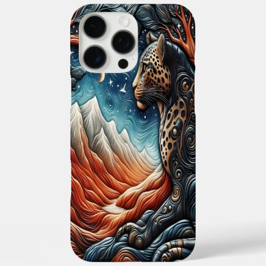 豹の領域: 風光明媚な景観 Case-Mate iPhoneケース (裏面)