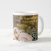 豹はイザヤの子と共に横になる ジャンボコーヒーマグカップ (正面右)