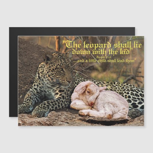 豹は仔羊イザヤと共に横たわるべし (正面/裏面)
