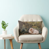 豹は仔羊イザヤと共に横たわるべし ランバークッション (椅子)