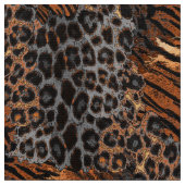 豹柄トラのトレンディ ファブリック (クローズアップ)