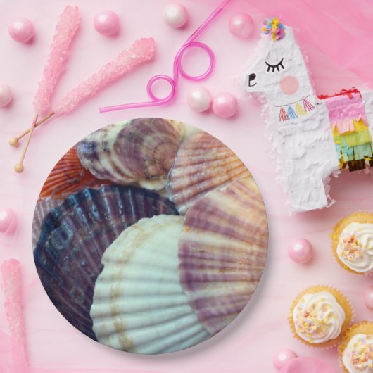 貝がら 紙皿 (パーティー)