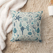 貝が白くなる クッション (ブランケット)