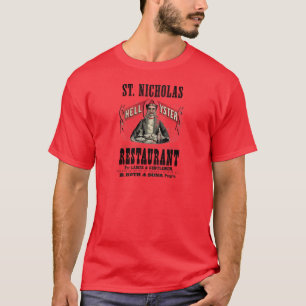 貝のカキのヴィンテージ広告 Tシャツ