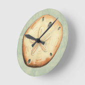 貝のコレクター ラウンド壁時計 (傾斜)