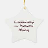 貝のハートのビーチのオーナメント セラミックオーナメント (裏面)