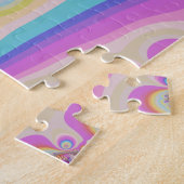 貝のフラクタルの芸術の標準サイズのパズル ジグソーパズル (側面)