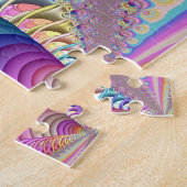 貝のフラクタルの芸術 ジグソーパズル (側面)