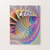 貝のフラクタルの芸術 ジグソーパズル (縦)