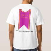 貝の天使のTabard Tシャツ (裏面)