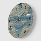 貝の時計 ラージ壁時計 (傾斜)