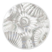 貝の模様 – 真珠の母 セラミックノブ (正面)