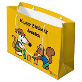 貝の誕生日のMaisy ラージペーパーバッグ (裏面アングル)