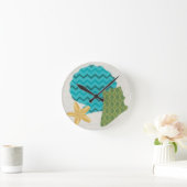 貝はIIを模造します ラウンド壁時計 (ホーム)