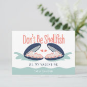 貝カキ教室バレンタインデー サンキューカード (スタンド正面)