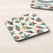 貝カラフル模様 コースター (左側)