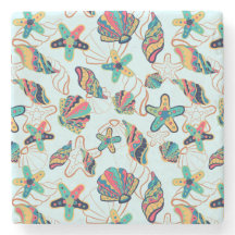 貝カラフル模様