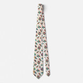 貝カラフル模様 ネクタイ (正面)