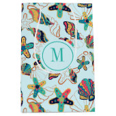 貝カラフル模様 ミディアムペーパーバッグ (正面)