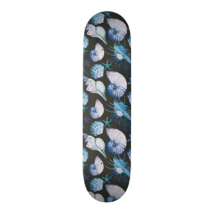 貝パターンが付いている珊瑚 スケートボード
