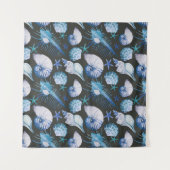 貝パターンが付いている珊瑚 タペストリー (正面(横))