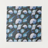 貝パターンが付いている珊瑚 タペストリー (正面)