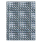 貝パターンが付いている珊瑚 テーブルクロス (正面)