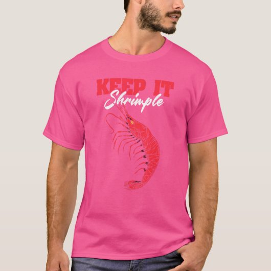 貝保エビ魚介類 Tシャツ (正面)