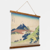 貝北斎浮世絵印梅峠日本の 吊り下げ型タペストリー (傾斜あり)
