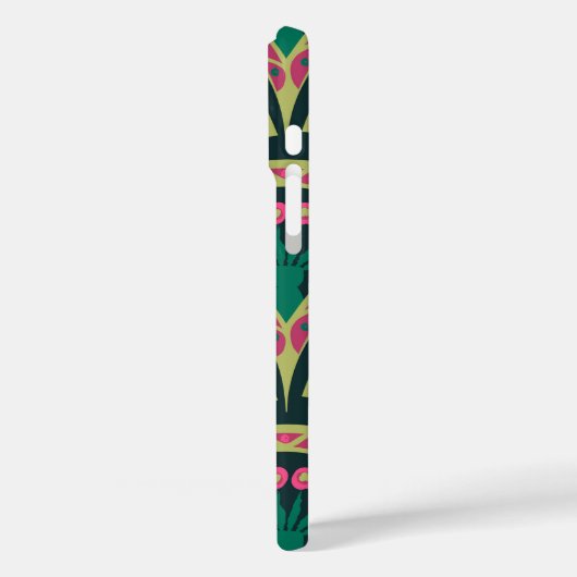 貝型の緑色 Case-Mate iPhoneケース (裏面 / 左)