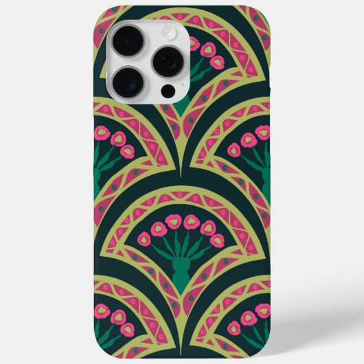 貝型の緑色 Case-Mate iPhoneケース (裏面)