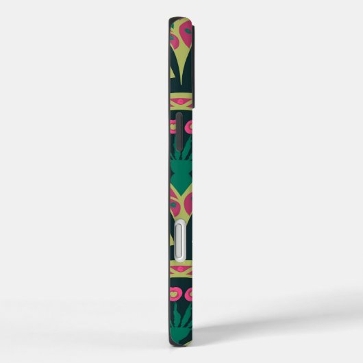 貝型の緑色 Case-Mate iPhoneケース (裏面 / 右)