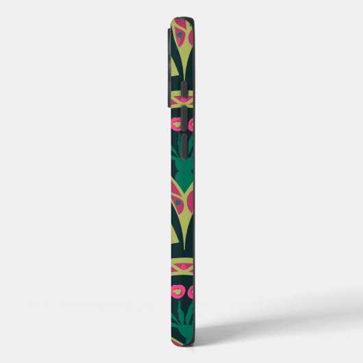 貝型の緑色 Case-Mate iPhoneケース (裏面 / 左)