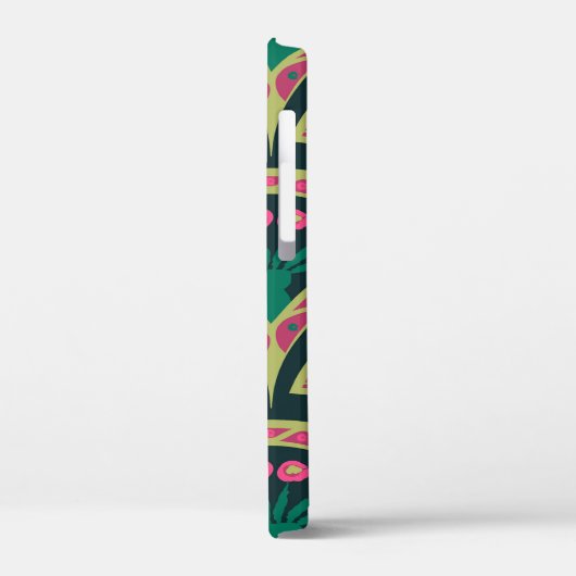 貝型の緑色 Case-Mate iPhoneケース (裏面 / 左)