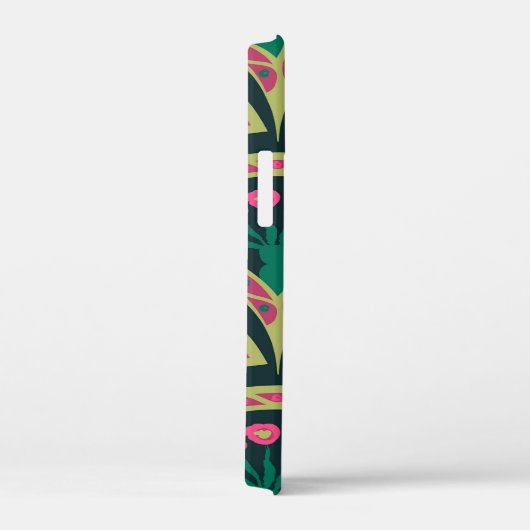 貝型の緑色 Case-Mate iPhoneケース (裏面 / 右)