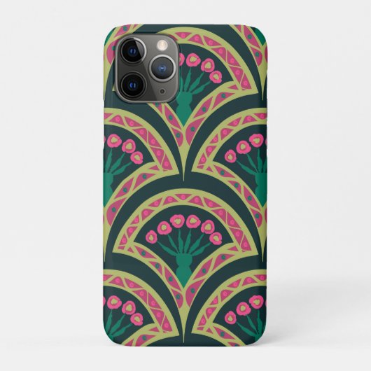 貝型の緑色 Case-Mate iPhoneケース (裏)