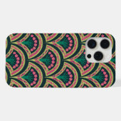 貝型の緑色 iPhoneケース (裏面横)