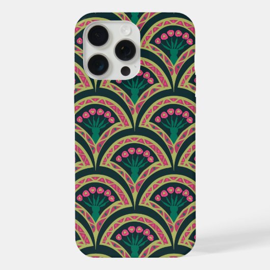 貝型の緑色 iPhoneケース (裏面)