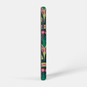 貝型の緑色 SAMSUNG GALAXYケース (右側面)