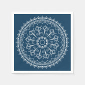 貝柱で作られた曼荼羅 スタンダードカクテルナプキン (正面)