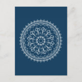 貝柱で作られた曼荼羅 ポストカード (正面)
