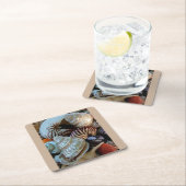 貝柱 スクエアペーパーコースター (インサイチュ)