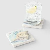 貝柱 ストーンコースター (横)